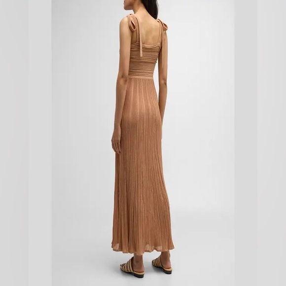 $1135 ZIMMERMANN 
Ottie Metallic Knit Midi Dress size 0/ xs - Picture 2 of 13